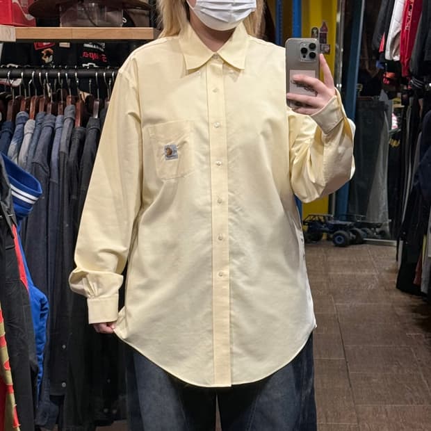 [HI] 칼하트 긴팔 셔츠 옐로우 