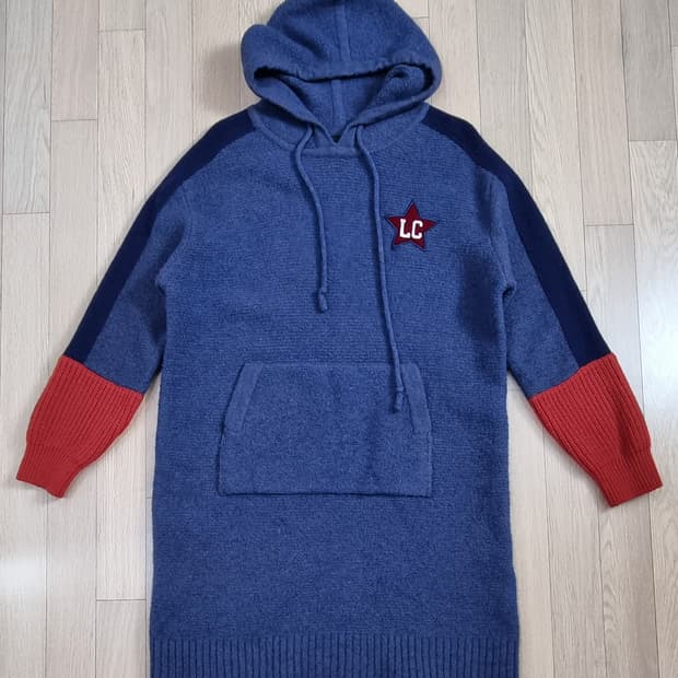 럭키슈에뜨 후드 니트 원피스 Free _ 여성