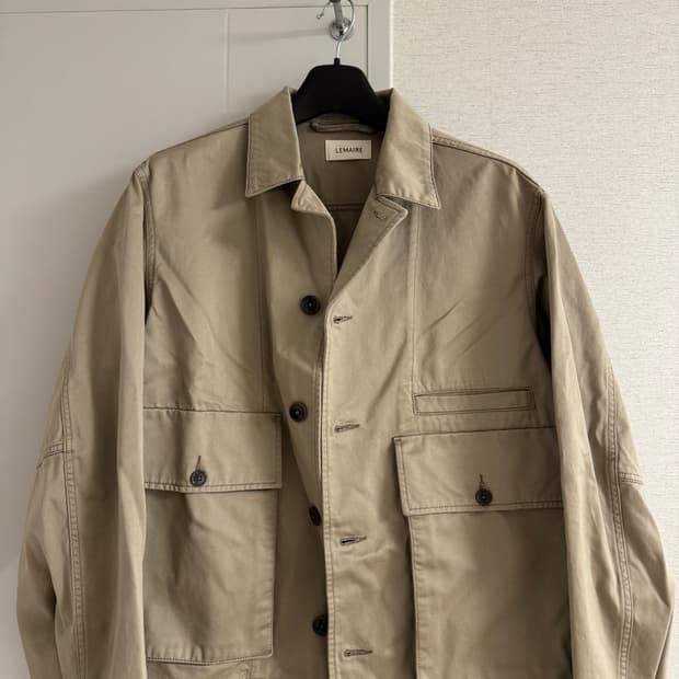 르메르 박시 블루종 자켓 브라운 L