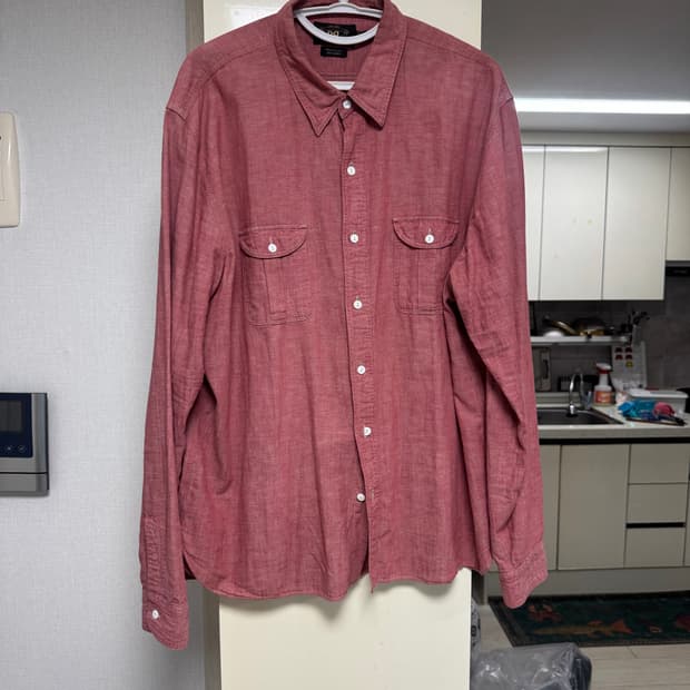 Rrl 코튼린넨 셀비지셔츠 xl