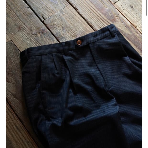워드로브41 Bartender pants (wool stripe) 