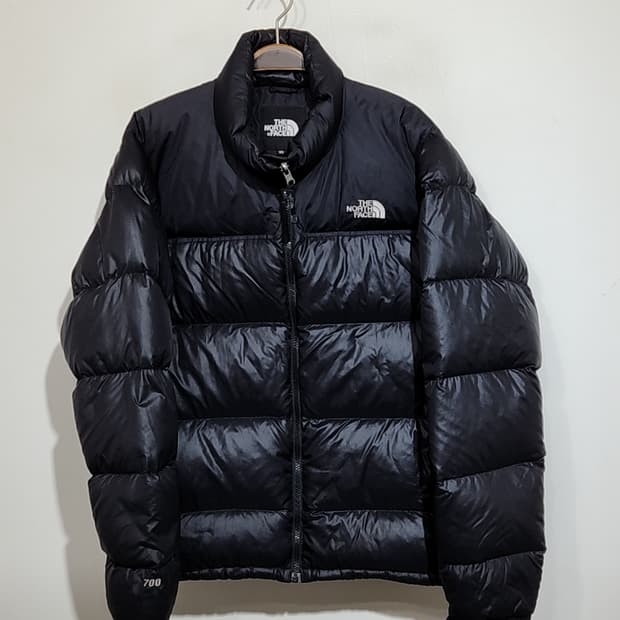 (XL) 노스페이스 눕시패딩 점퍼 블랙 거위털 700 구스다운 자켓 