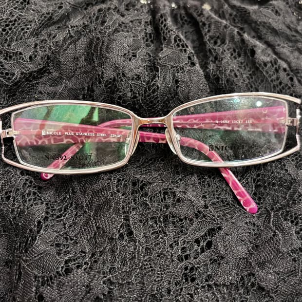 갸루 안경 Nicole
