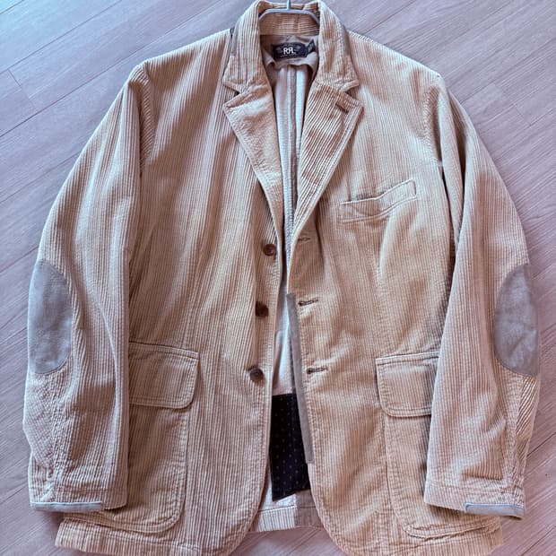 rrl 더블알엘 코듀로이 스웨이드 패치 자켓 xl 명작