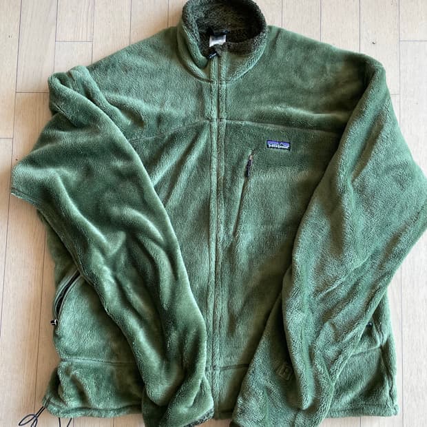 파타고니아 r4 플리스 올리브 xxl