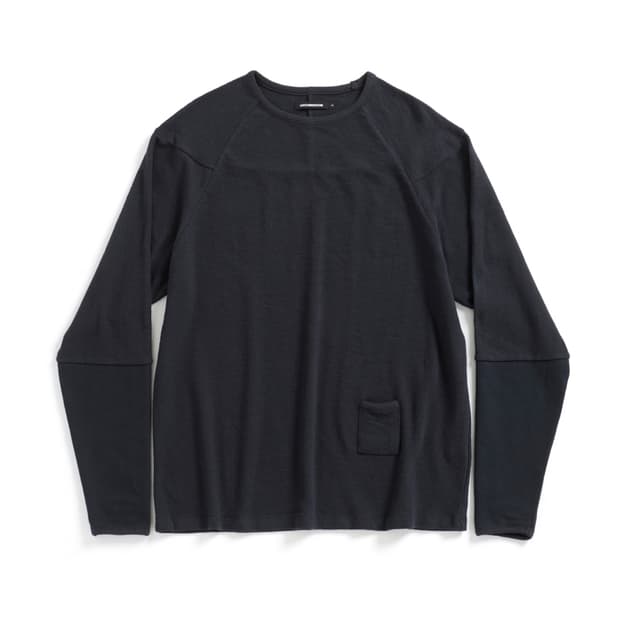 해칭룸 Incision Tee Blue Charcoal