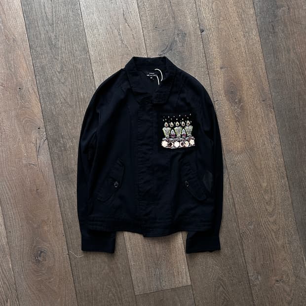 Beads Cubic Patchwork Jacket