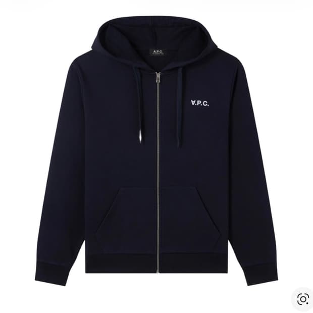 아페쎄 후드집업 다크네이비