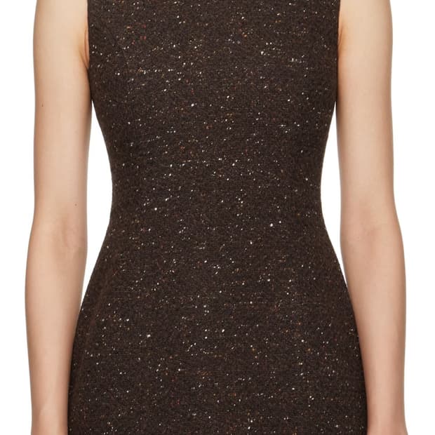 슈슈통 원피스 브라운 