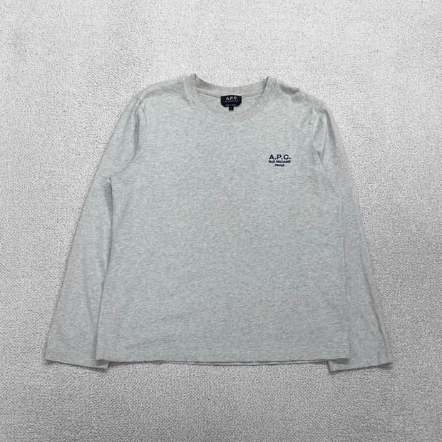 A.P.C 아페쎄 루마담 파리 롱슬리브 그레이