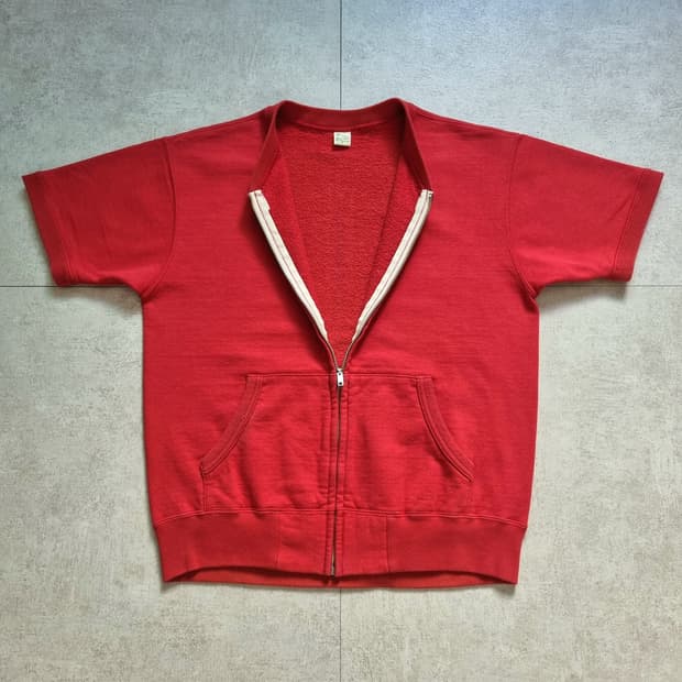 플랫헤드 S/S 코튼 스웻 짚업 M, 100 sz