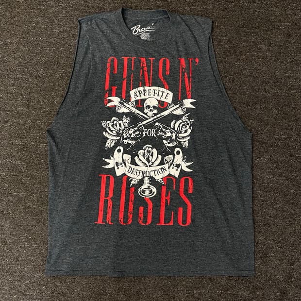 빈티지 그래픽 나시