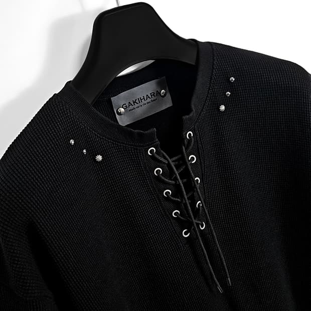 Califa 웨스턴 호어스 로웁 해프 슬리브 (black)