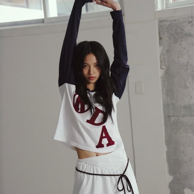 프렌다 긴팔티 롱슬리브 PRDA BIG PATCH RAGLAN LONG