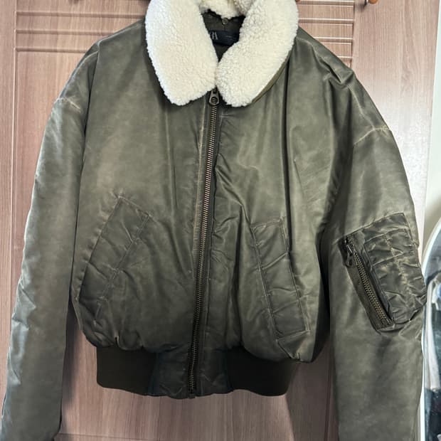 자라 빈티지 스타일 봄버 ma-1 팝니다