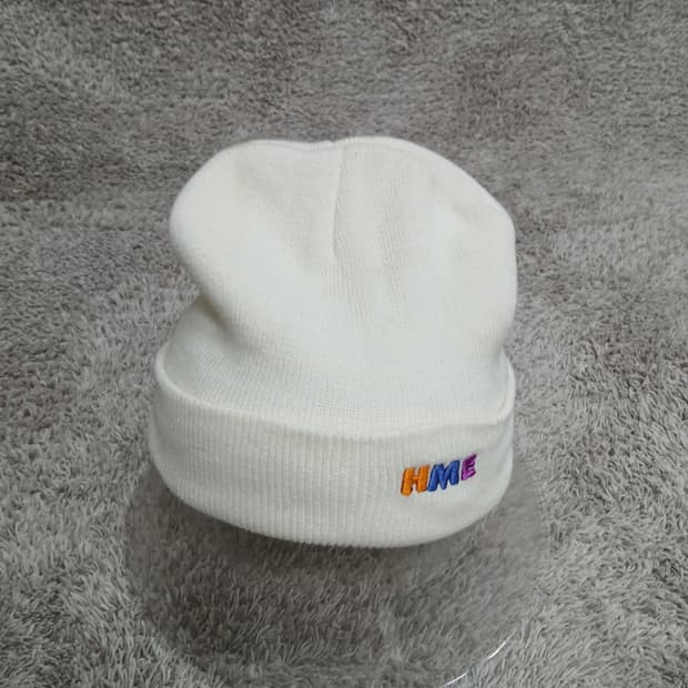 HME 흰색 니트비니