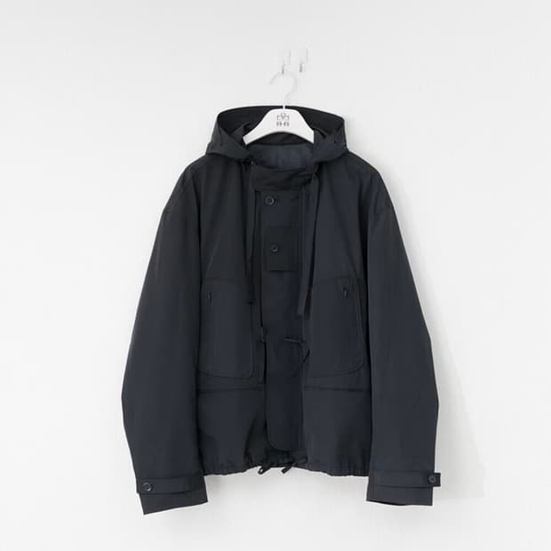 폴리테루 후디드 파카 네이비4