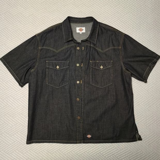 디키즈 데님 워크 셔츠 XXL 사이즈