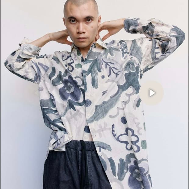 (구매)케이시 케이시 24fw 프린트 셔츠 구매합니다