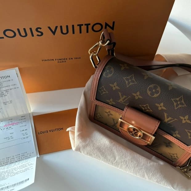 (정품)루이비통 미니 도핀백 급처