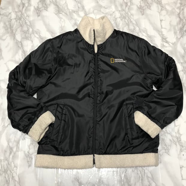 네셔널지오그래픽 자켓 양면 남성용 후리스