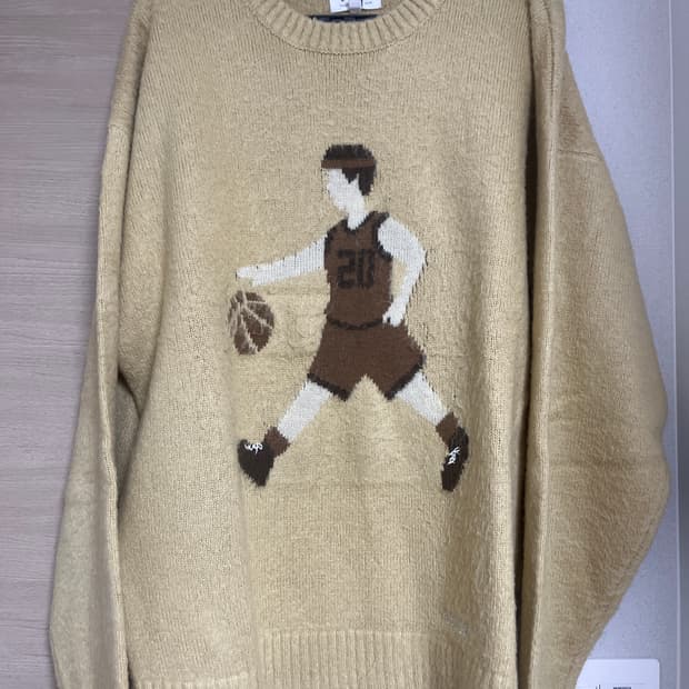 피지컬디파트먼트 브라운 니트