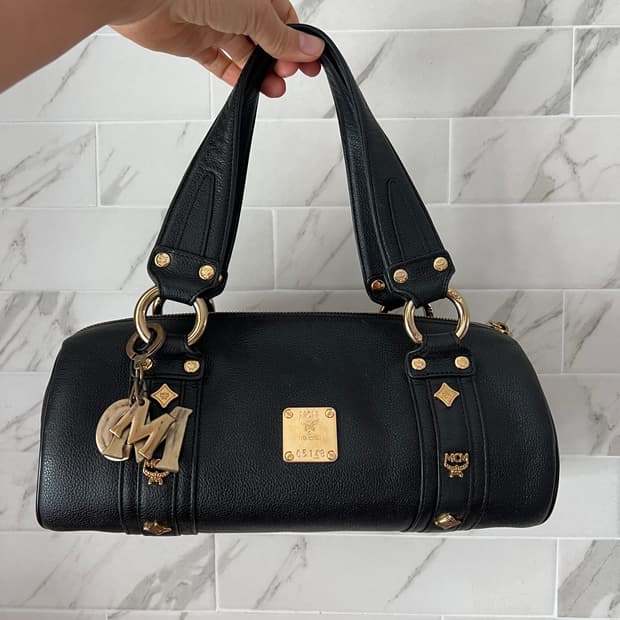 MCM 원통형 가방(정품)