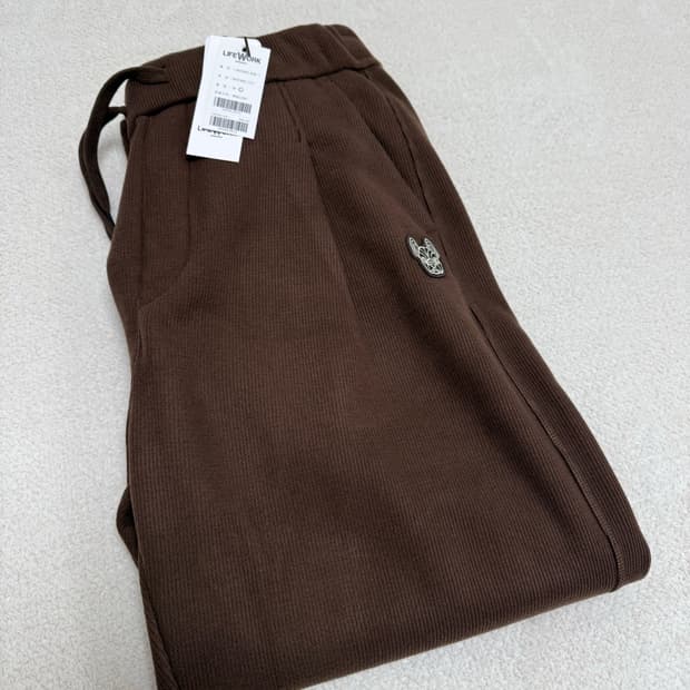 플리마켓🔥 라이프워크 골지 밴딩 팬츠 새상품 L