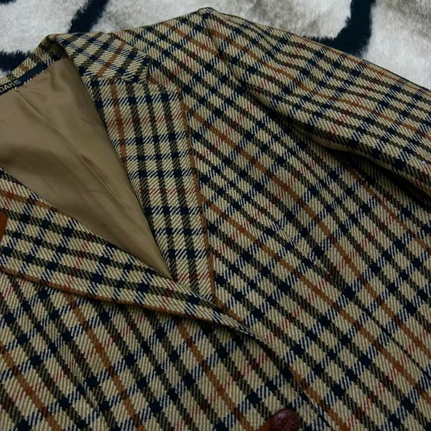 [67]닥스 체크 울 블레이저