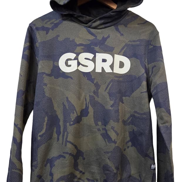 G-Star Raw 카모 후드티 GSRD 프린팅(S)