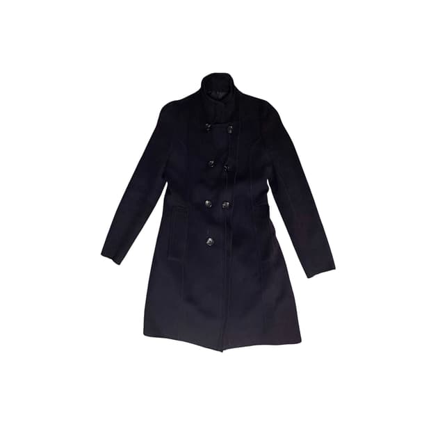 시스템 울캐시미어 슬림핏 나폴레옹 코트