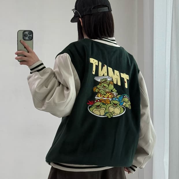 브라운브레스 닌자거북이 바시티 자켓