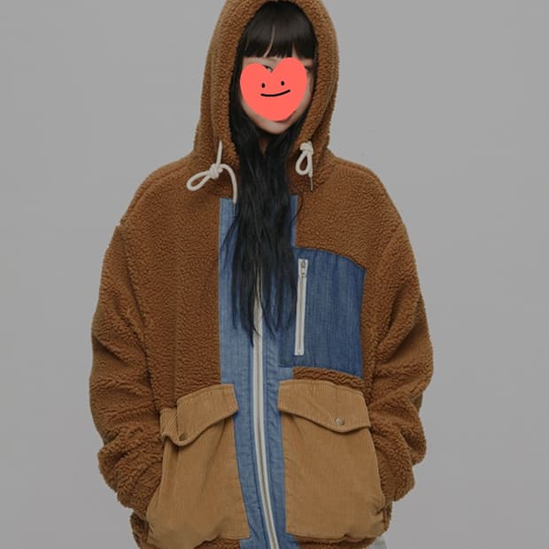 콰이어티스트 헤비 플리스 후드 파카 L _ 공용, 남성