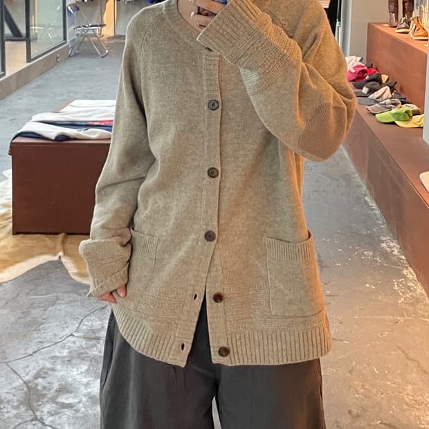 어나더오피스 젠틀 링크 가디건 H227