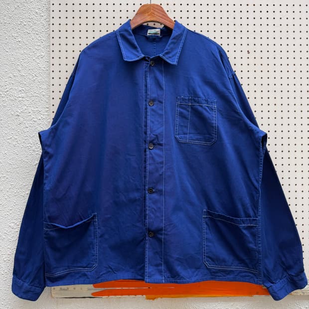 INDIGO BLUE LOCONTAP OLD VINTAGE 프렌치워크자켓