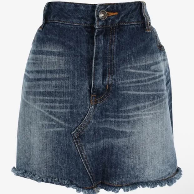 데님 미니 스커트 청치마