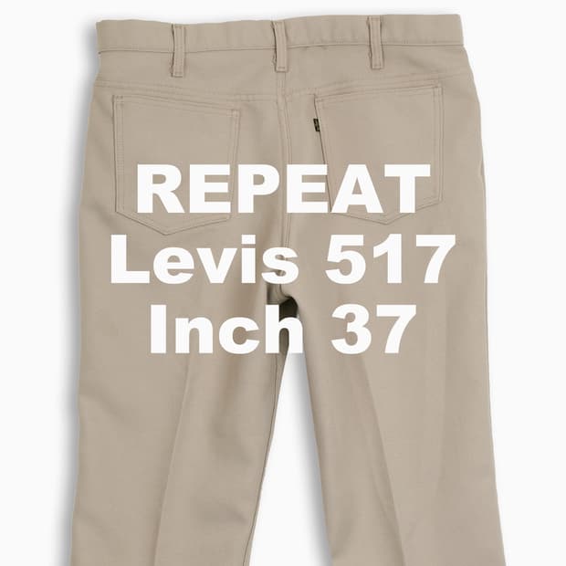 빈티지 리바이스 517 80s USA 37 인치 LV5173881