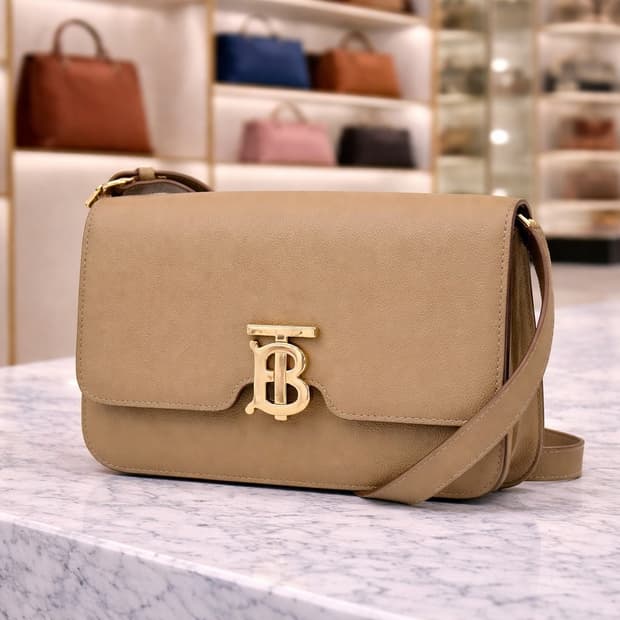 [S급] 버버리 TB 모노그램 미디엄 숄더백 판매합니다!!!