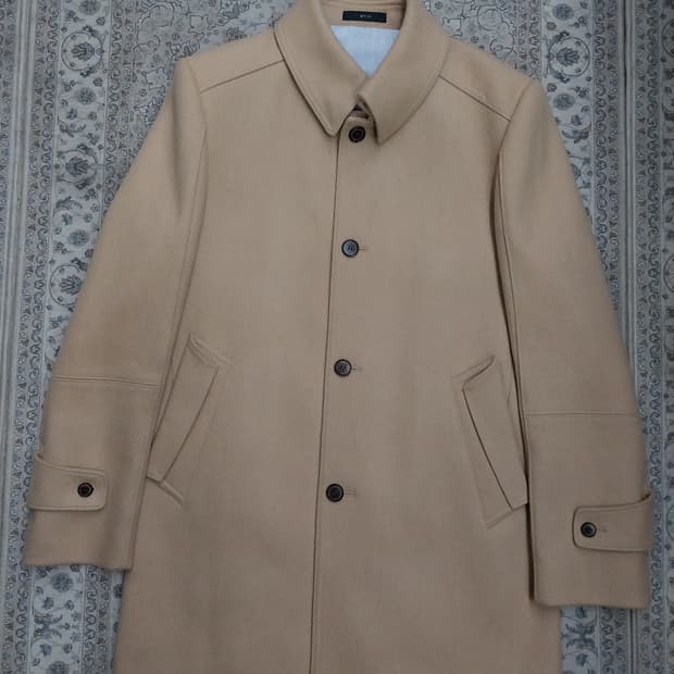 MVIO 울 캐시미어 베이지 코트 105