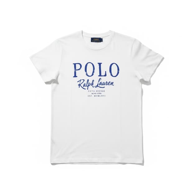 폴로 랄프로렌 반팔 티셔츠 화이트 S
