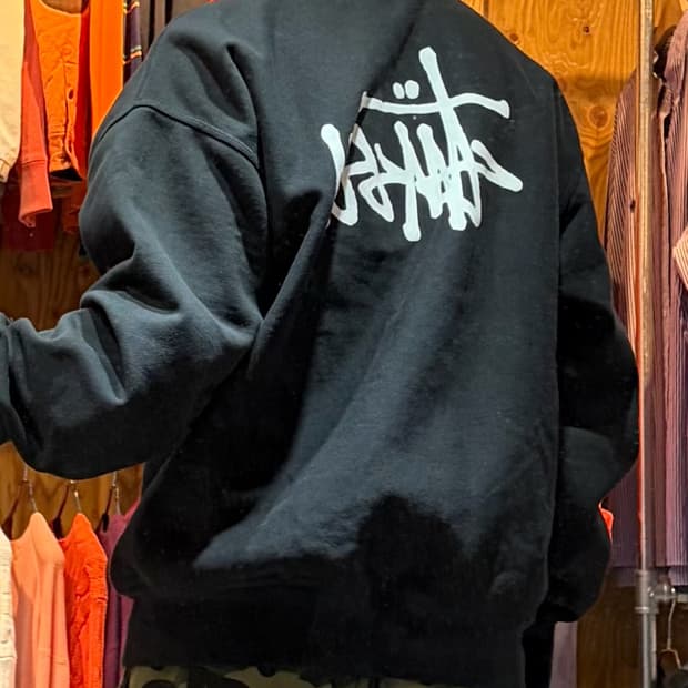 XL 스투시 빅로고 베이직 코튼 맨투맨