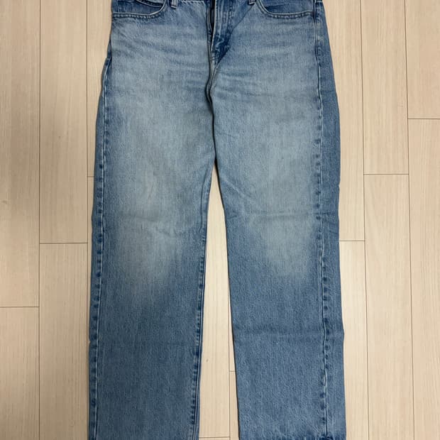 JW Anderson/Uniqlo 유니클로 스트레이트 진 63블루 28