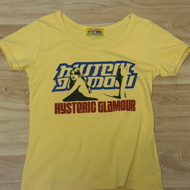 hystericglamour 치비 티셔츠 옐로우