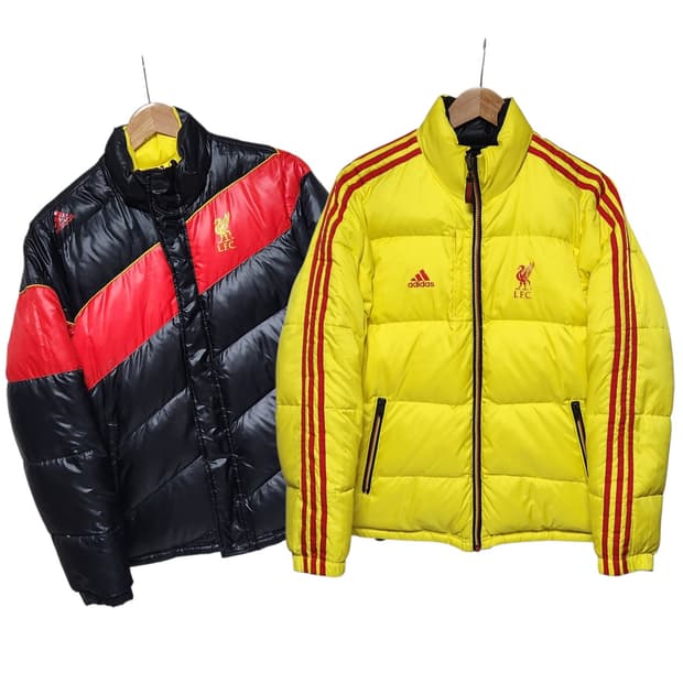 아디다스 리버풀 10-11 양면 리버시블 패딩 자켓