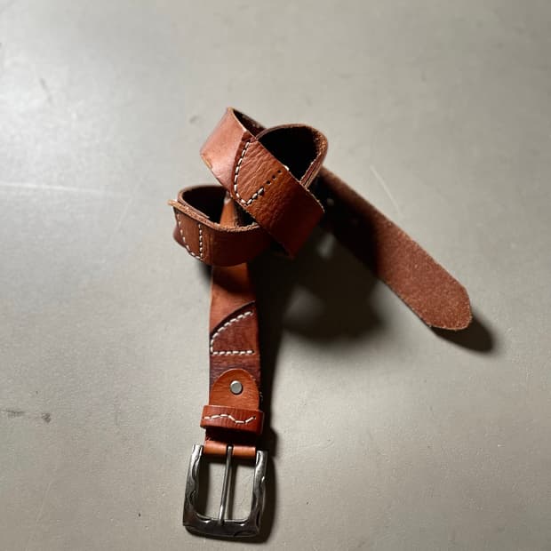 80’s American Vintage Leather Belt