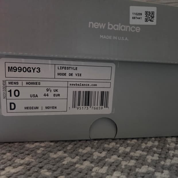 뉴발란스 990v3 280