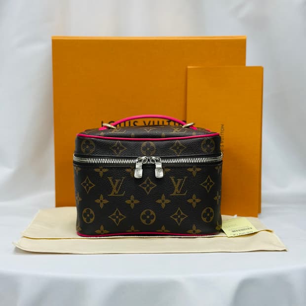 [풀구성] 루이비통 니스 미니 모노그램 마카사르 푸시아