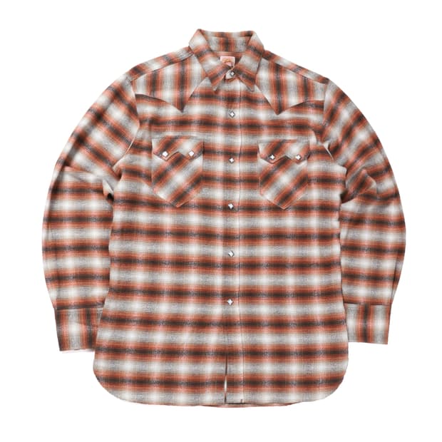 슈가케인 Sugar Cane Western Flannel Shirt