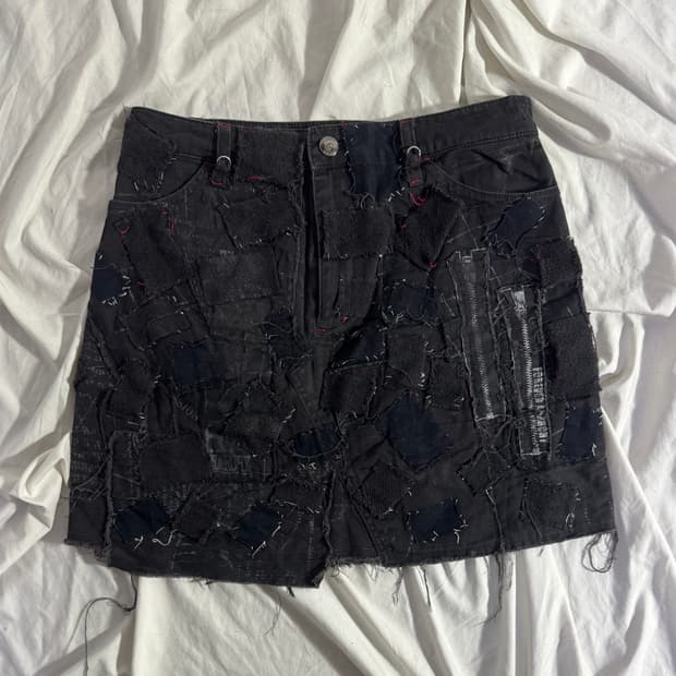 H.naoto 패치워크 스커트 펑크 고딕 언더커버 scab 그런지