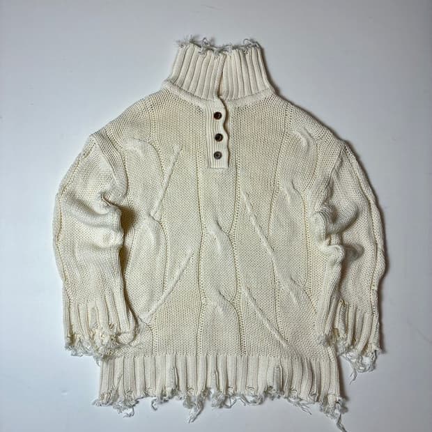 마뗑킴 22FW 그런지 롱 니트 PN8076